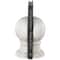 7" White Marble Globe Sleek Orb Decorative Bookends, 2ct.